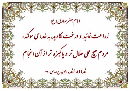 نمایه رهنمود حضرت امام جعفر صادق سلام الله علیه