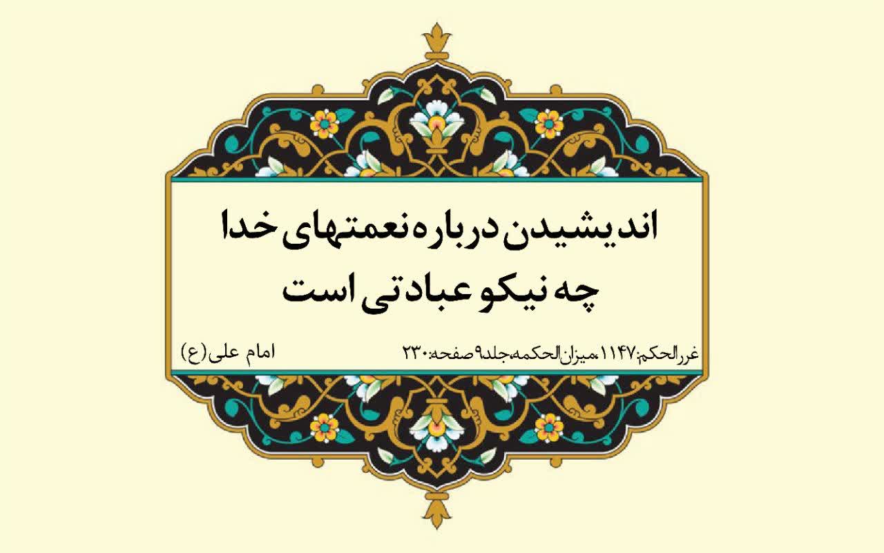 نظریه و رهنمود حضرت امام علی سلام الله علیه